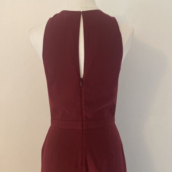 JOIE Mairead Maroon Wide-Leg Jumpsuit Size 2 - Picture 9 of 16